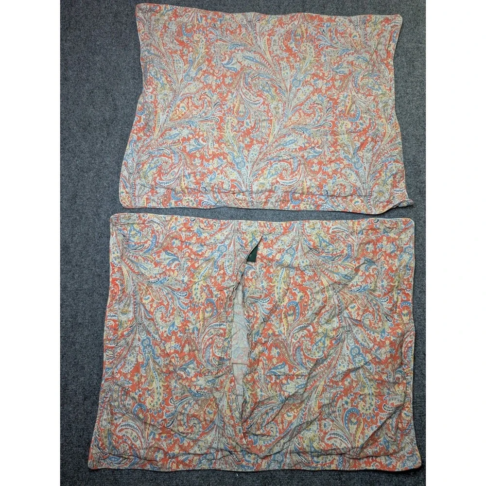 Lauren Ralph Lauren Full/ Queen Reversible Duvet Cover & 2 Pillow Shams READ***